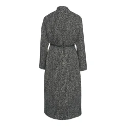 Abrigo de lujo con cuello chal AW25