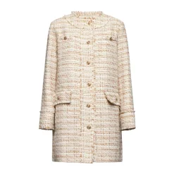 Abrigo Recto de Tweed