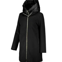 Abrigos Negros para Mujer Corte Regular