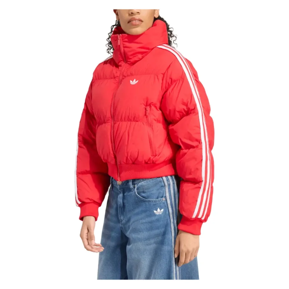 Adicolor Cropped Synthetic Down Puffer Jacket