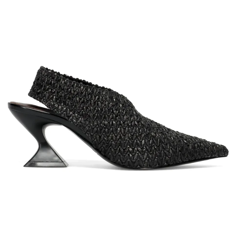 AJ651 Zapato de Salón de Rafia