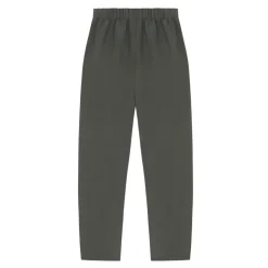 Ama, pantalon de lino y seda verde oceano-