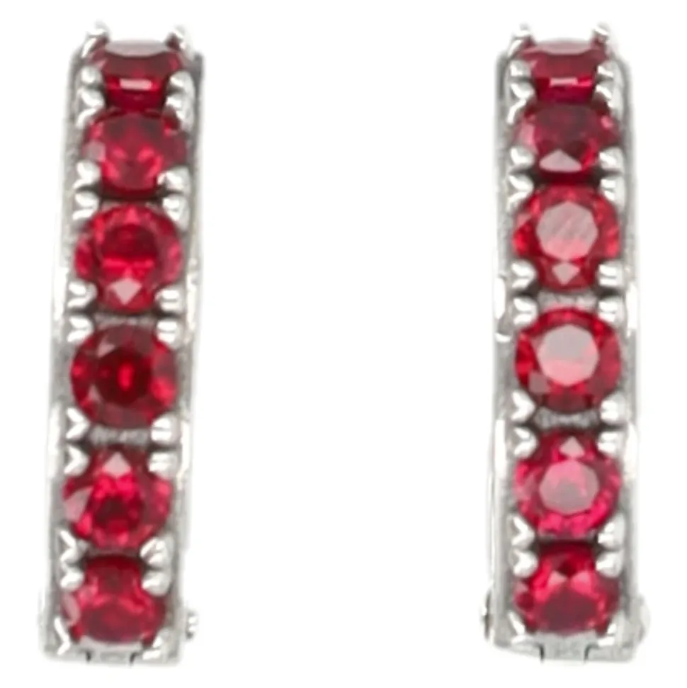 Aros de Cristal Joyería Elegante