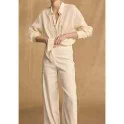 Asa, pantalon marfil-
