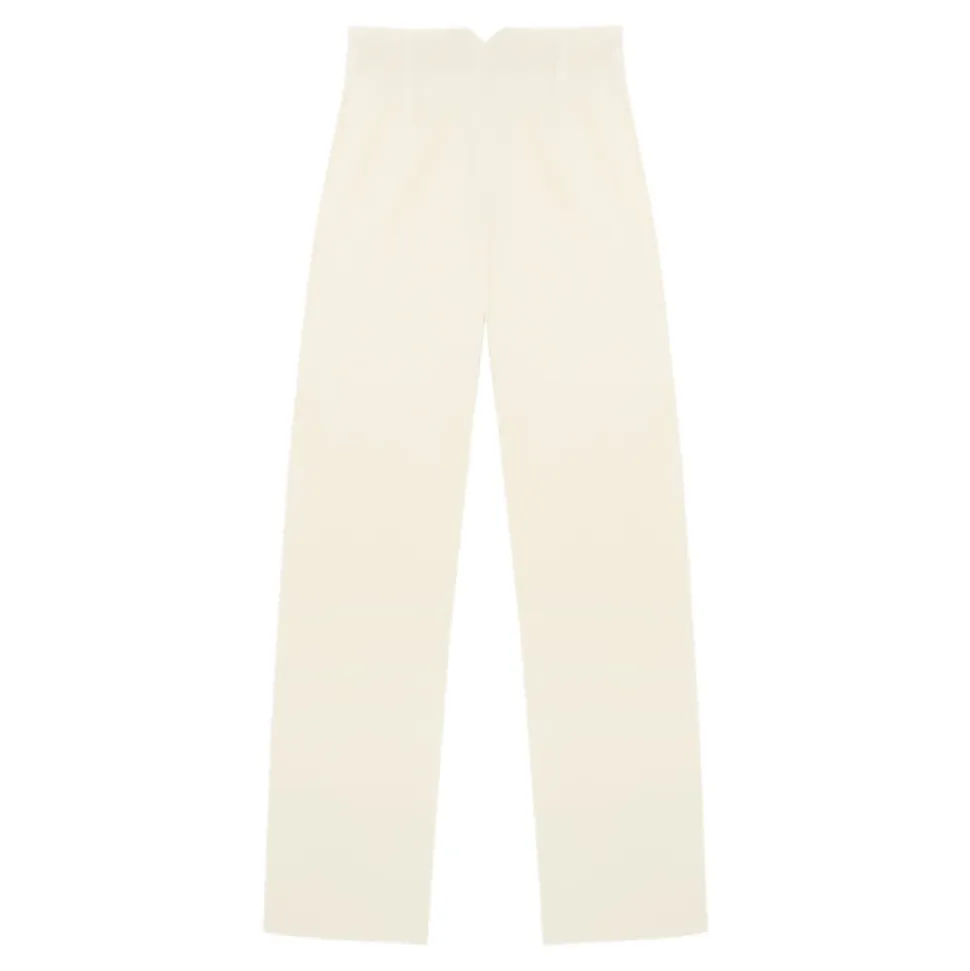 Asa, pantalon marfil-