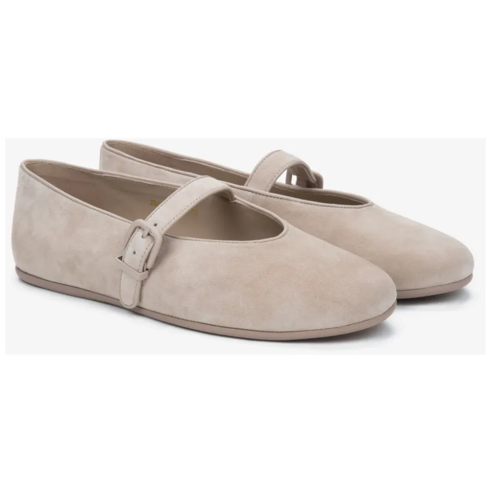 Bailarinas Beige Claro con Hebilla