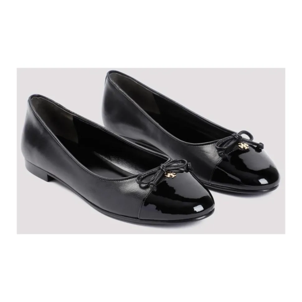 Bailarinas Clásicas de Cuero Negro