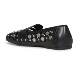Bali Square Toe Open Weave Studded Loafer