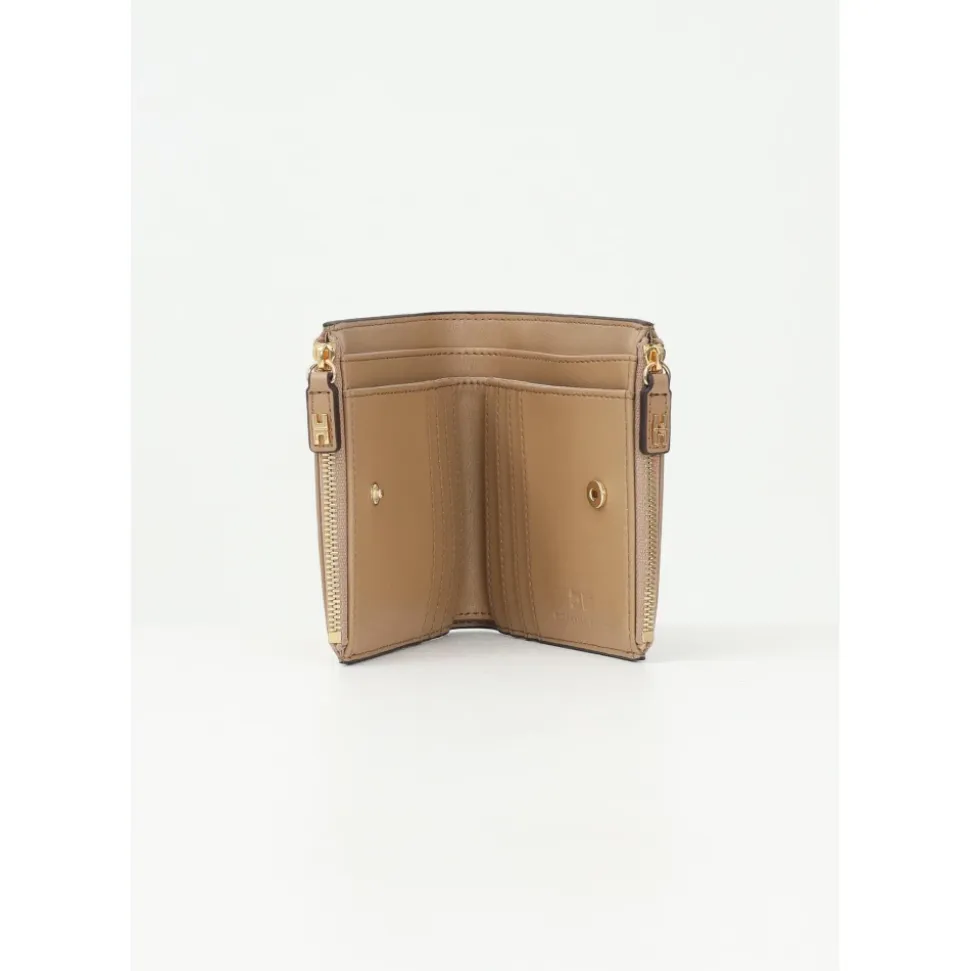 Billetera Bifold con Cierre de Cremallera