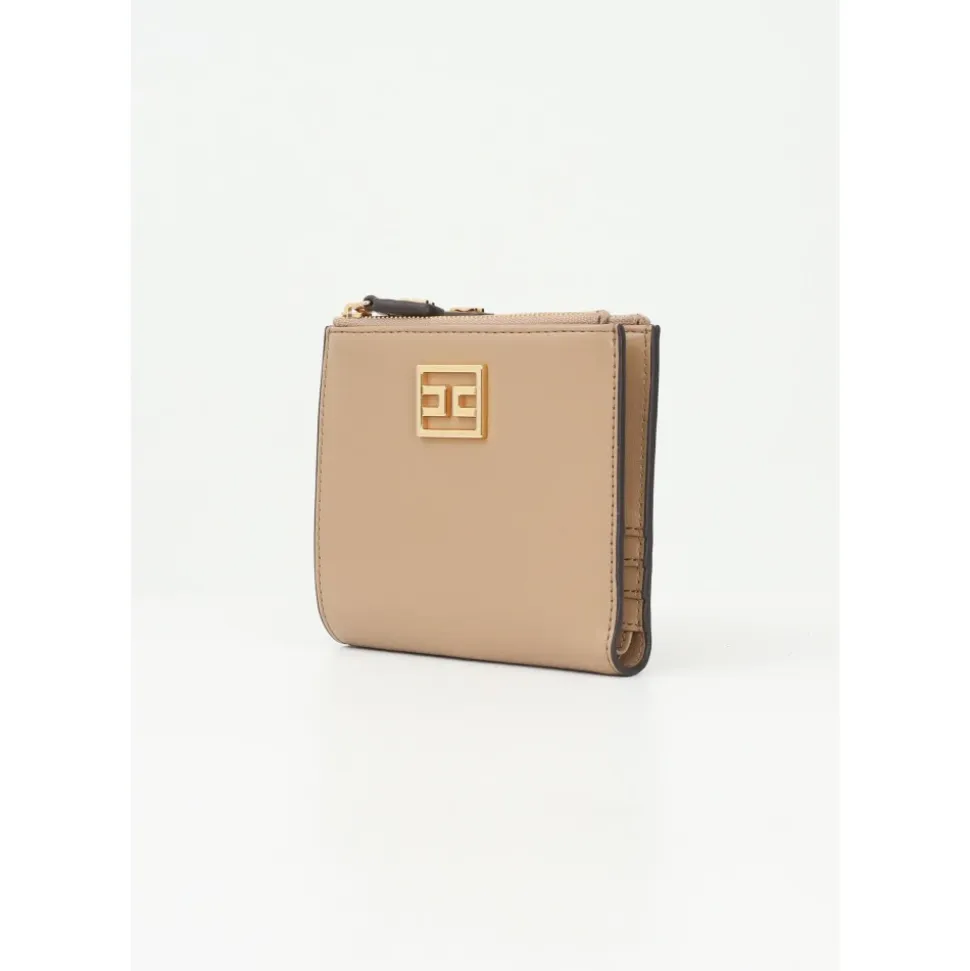 Billetera Bifold con Cierre de Cremallera