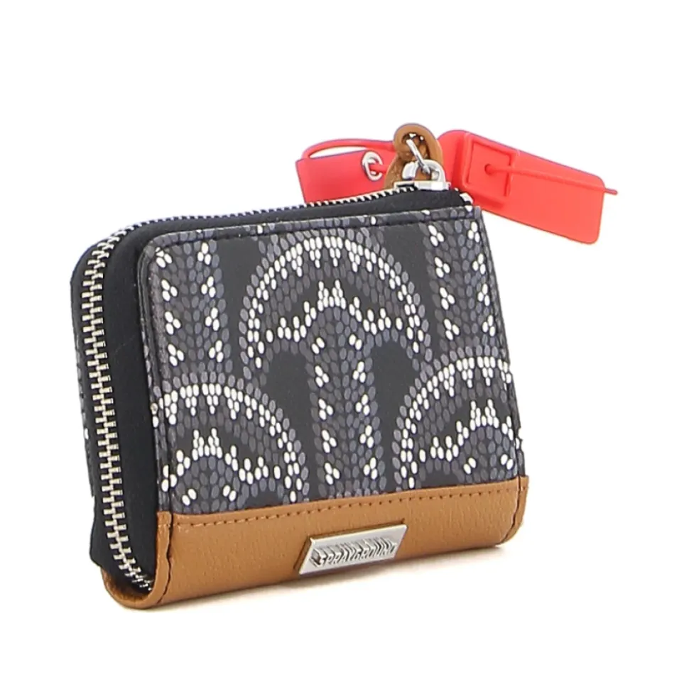 Billetera con Cremallera Estampada