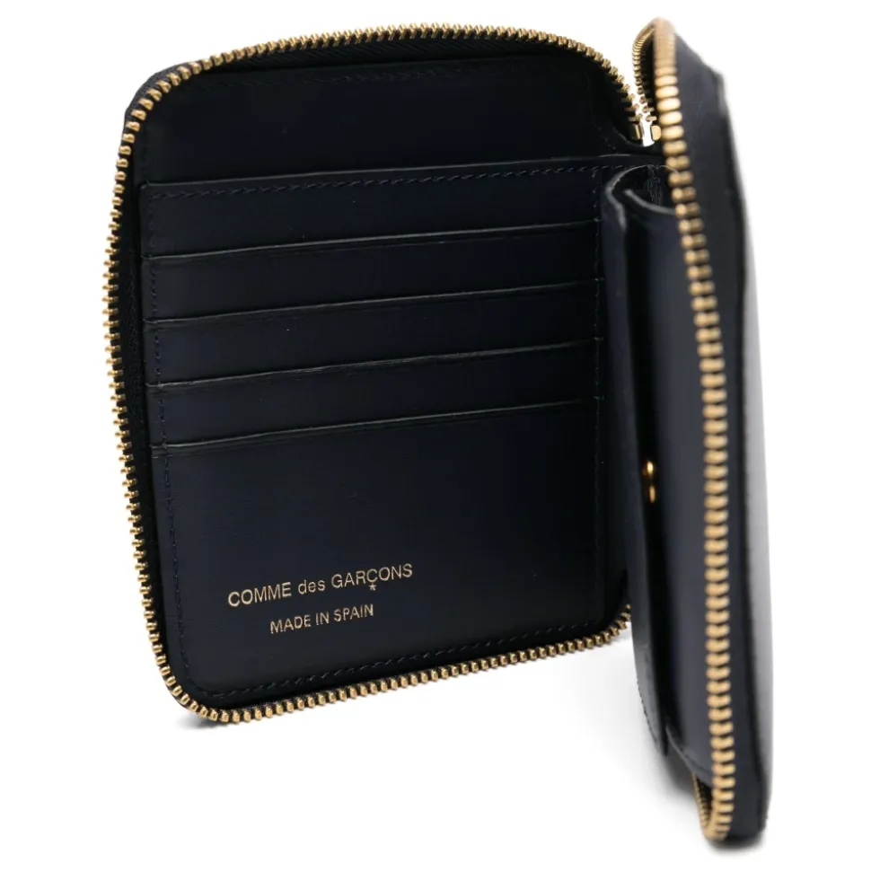 Billetera Navy Leather Line