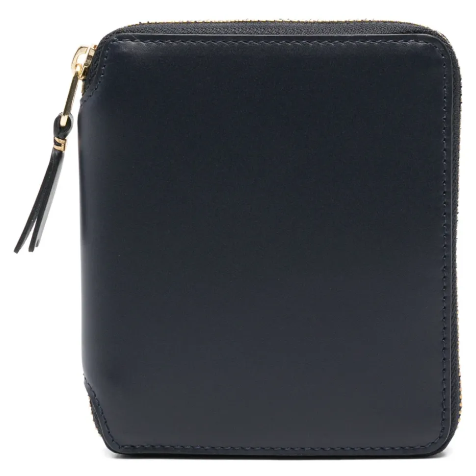 Billetera Navy Leather Line