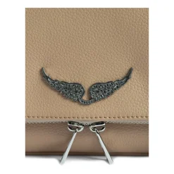 Bolso Clutch Rock de Cuero Graneado