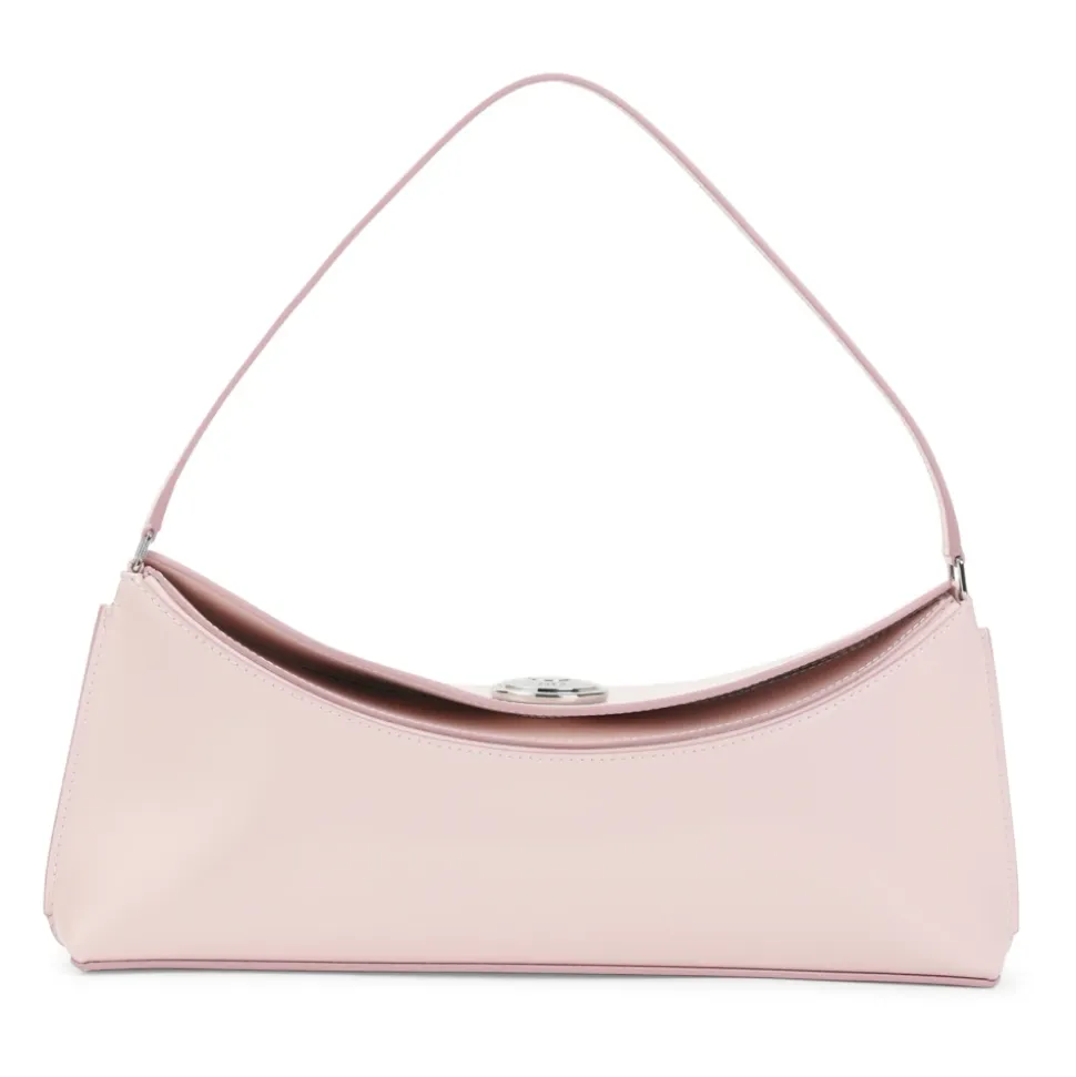 Bolso de Cuero Rosa y Morado para Mujer