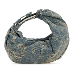 Bolso Hobo de Compras de Denim
