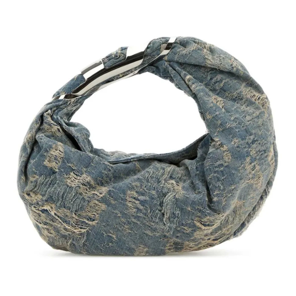 Bolso Hobo de Compras de Denim