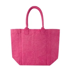 Bolso Shopper de Algodón Rosa con Cierre Magnético