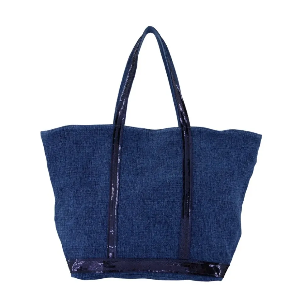Bolso Shopper de Lino Azul