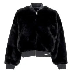 Bomber Reversible de Piel Sintética Negro