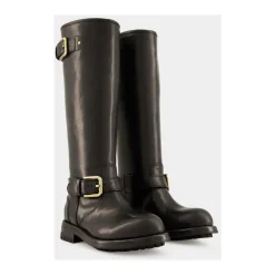 Botas Biker de Piel de Becerro
