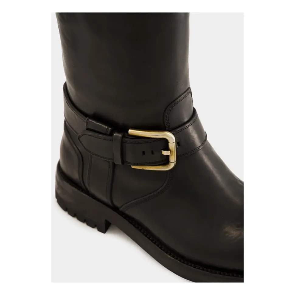 Botas Biker de Piel de Becerro