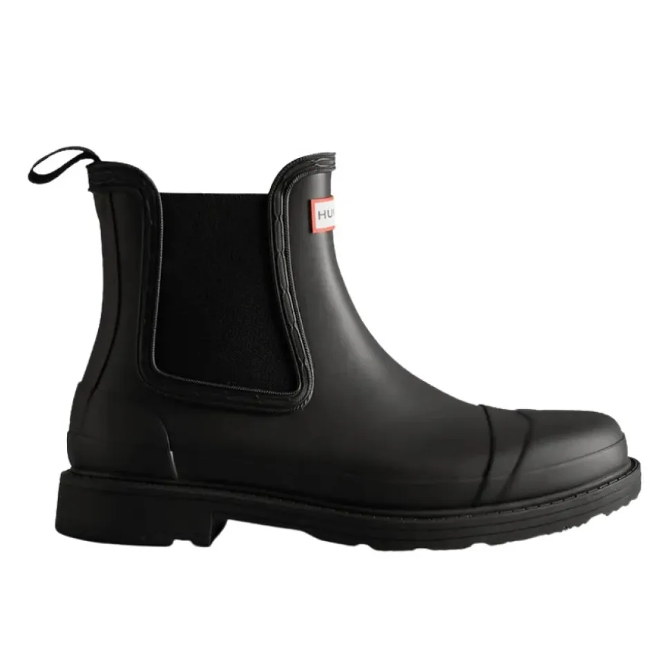 Botas Chelsea Commando Negras Impermeables