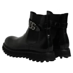 Botas Chelsea con cinturón y logo