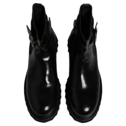 Botas Chelsea con cinturón y logo