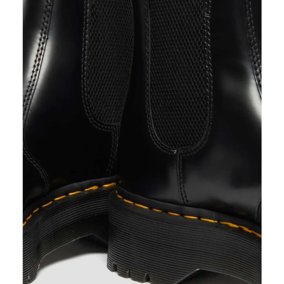 Botas Chelsea con Plataforma de Piel Lisa 2976