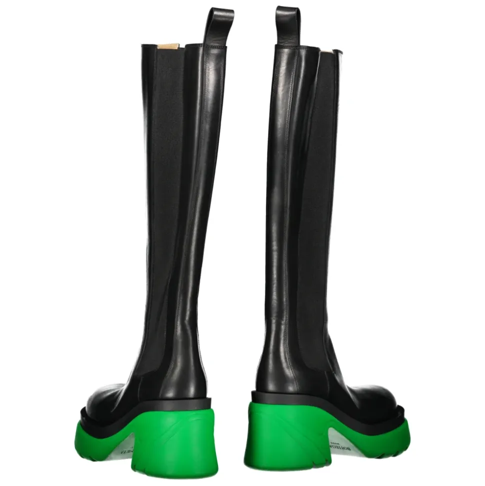 Botas Chelsea de Cuero con Suela Lug