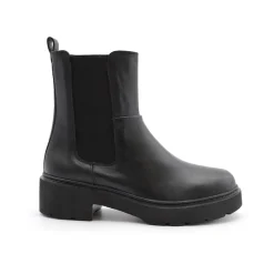 Botas Chelsea de Cuero Negro