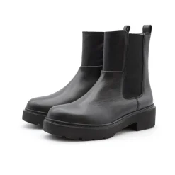 Botas Chelsea de Cuero Negro