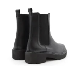 Botas Chelsea de Cuero Negro