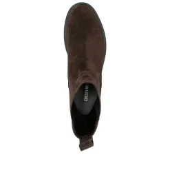 Botas de Ante Negras con Punta Almendra