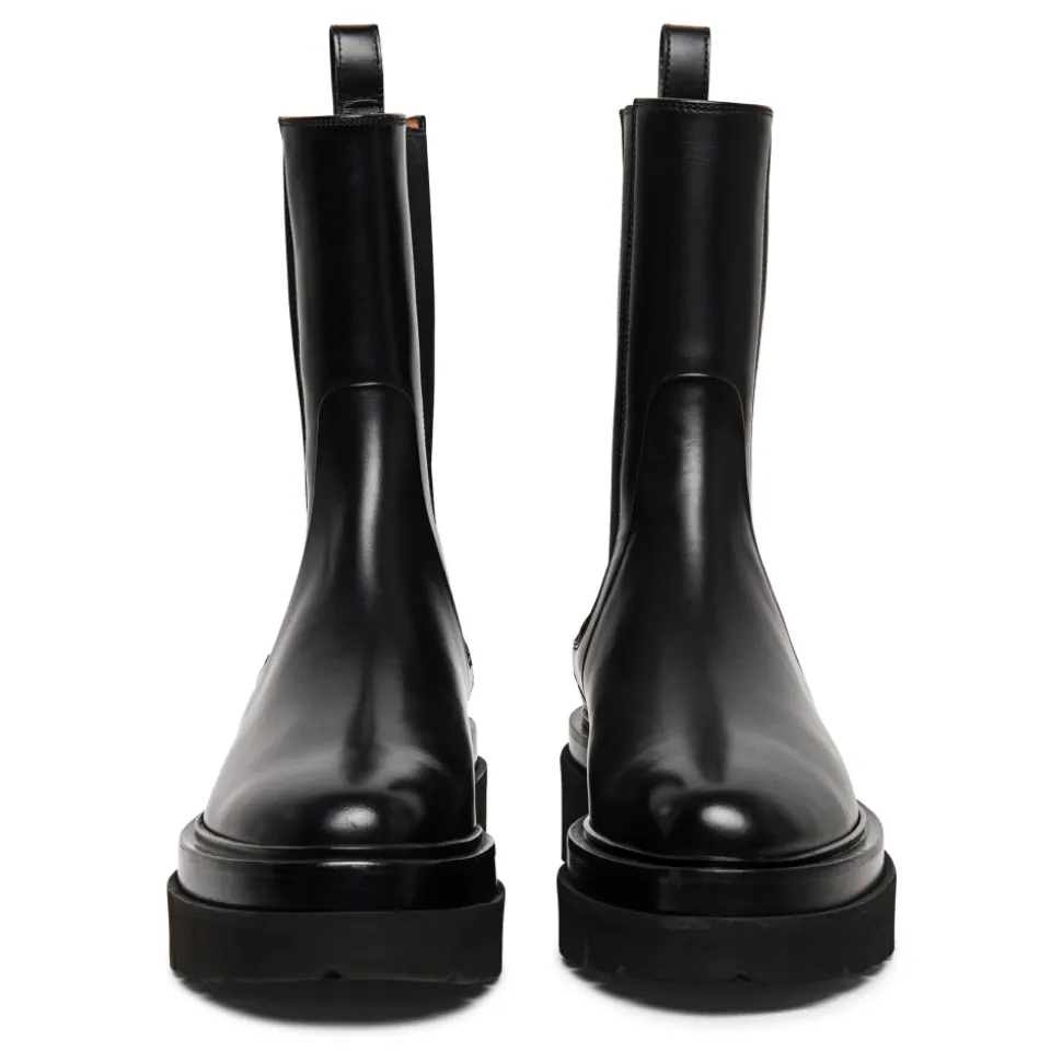 Botas de combate de cuero elegantes