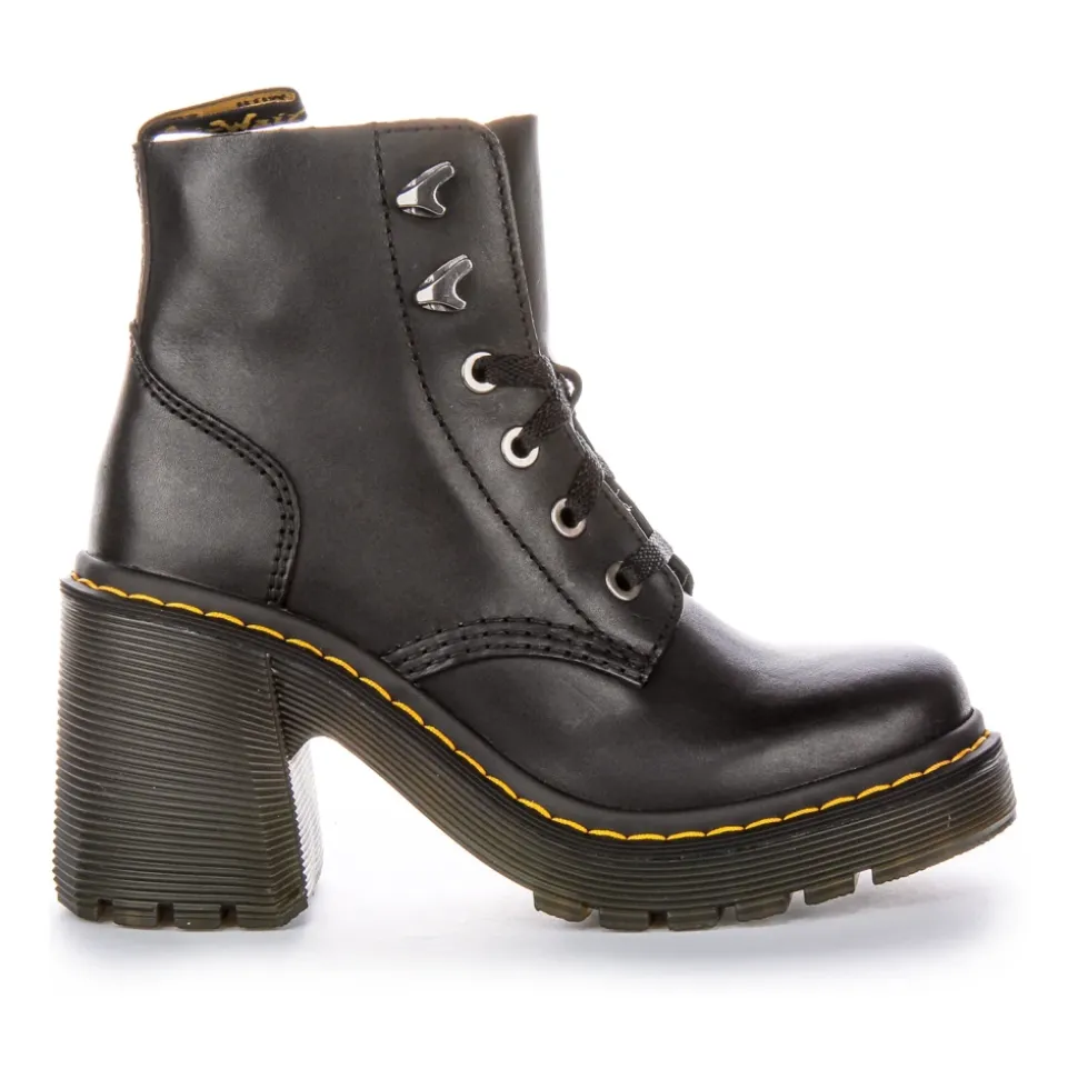 Botas de cuero con cordones
