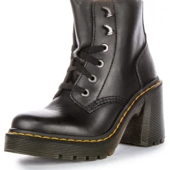 Botas de cuero con cordones