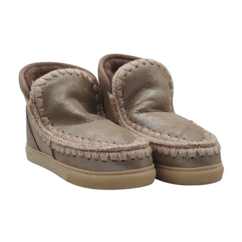 Botas Eskimo Beige Metálicas