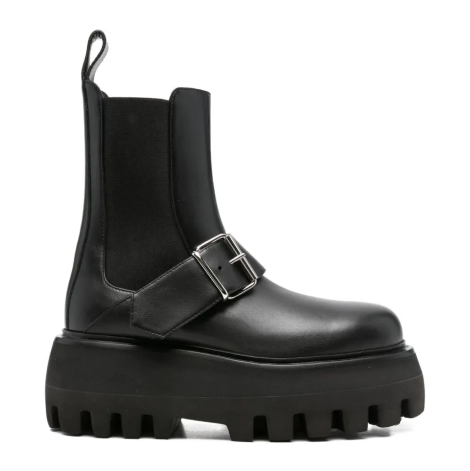 Botas Negras de Seda y Nailon