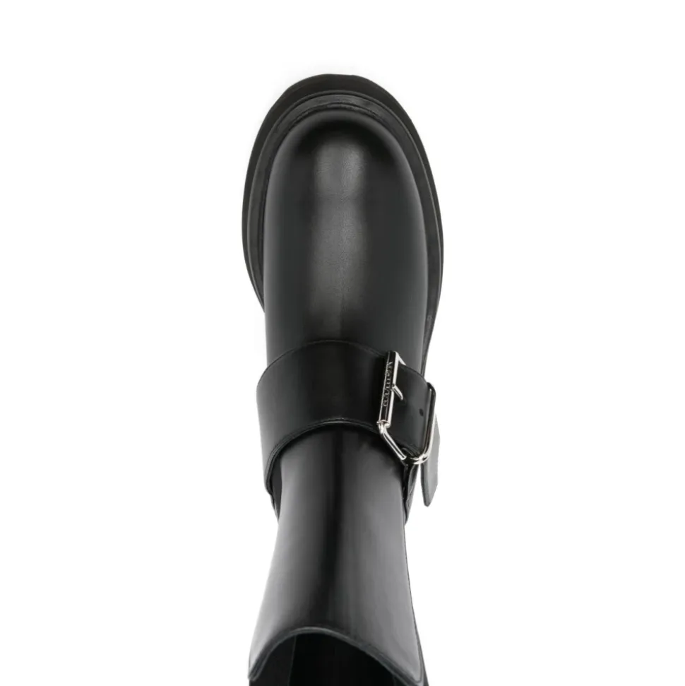 Botas Negras de Seda y Nailon