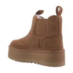 Botas Neumel Platform Chelsea Chestnut