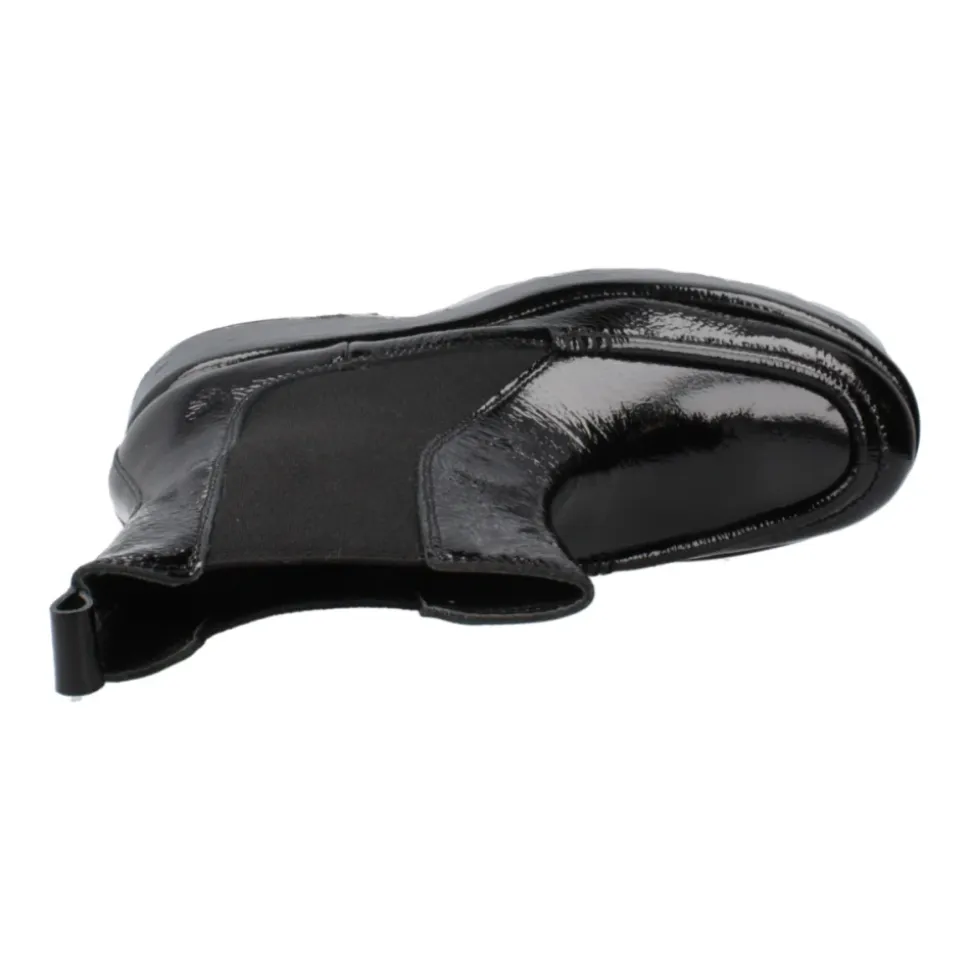 Botines Chelsea clásicos de cuero negro