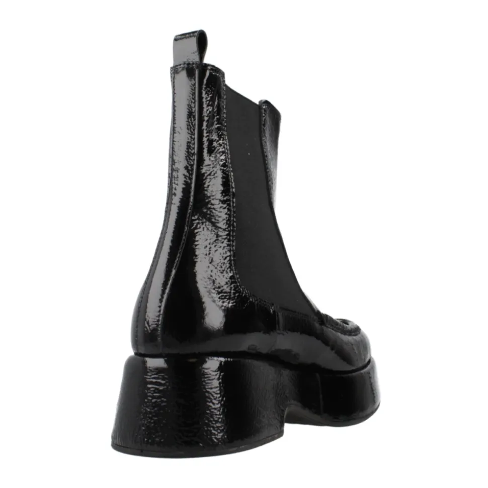 Botines Chelsea clásicos de cuero negro