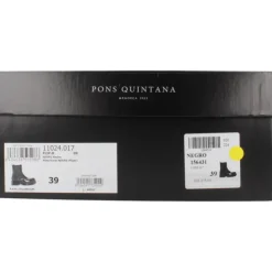 Botines Chelsea clásicos de cuero negro