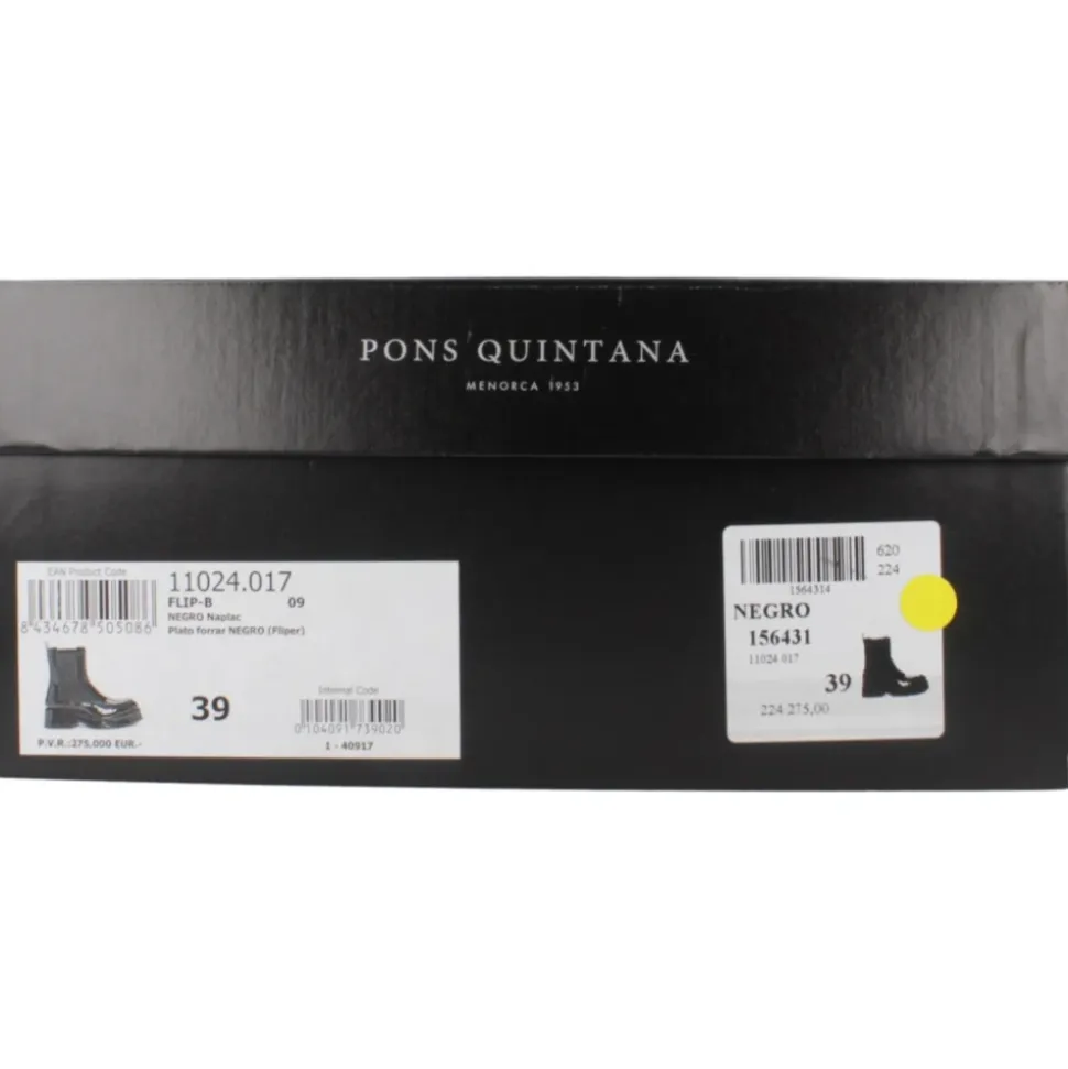 Botines Chelsea clásicos de cuero negro