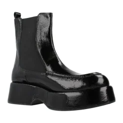 Botines Chelsea clásicos de cuero negro
