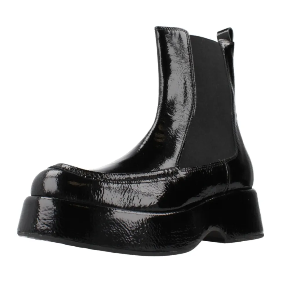 Botines Chelsea clásicos de cuero negro
