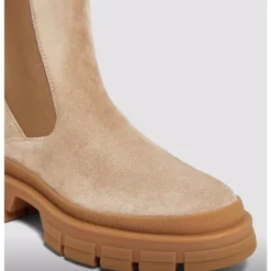 Botines Chelsea de Ante con Suela de Perfil