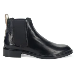 Botines Chelsea de Cuero Negro